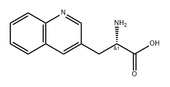 3-Quinolinepropanoicacid,-alpha--amino-,(S)-(9CI) Structure