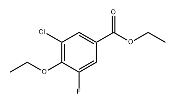 Ethyl 3-chloro-4-ethoxy-5-fluorobenzoate Structure