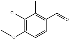 3-Chloro-4-methoxy-2-methylbenzaldehyde Structure