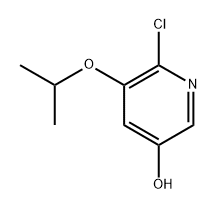 6-chloro-5-isopropoxypyridin-3-ol Structure