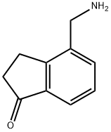 4-(aminomethyl)-2,3-dihydroinden-1-one 구조식 이미지