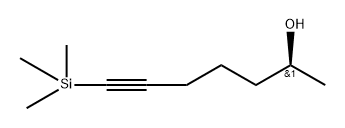 (2S)-7-trimethylsilylhept-6-yn-2-ol Structure