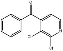 (2,3-Dichloro-4-pyridinyl)phenyl-methanone Structure