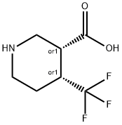 4-(trifluoromethyl)piperidine-3-carboxylic acid Structure