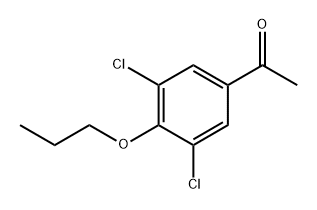 1-(3,5-Dichloro-4-propoxyphenyl)ethanone Structure