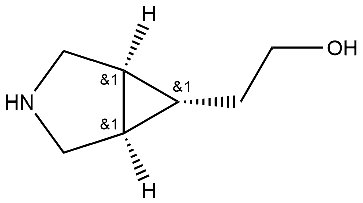 3-Azabicyclo[3.1.0]hexane-6-ethanol, (1α,5α,6-exo,6α)- Structure