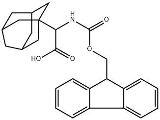 Tricyclo[3.3.1.13,7]decane-1-acetic acid, α-[[(9H-fluoren-9-ylmethoxy)carbonyl]amino]- 구조식 이미지