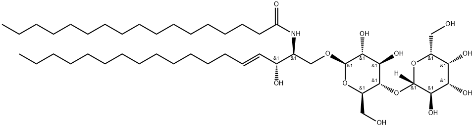 C17 Lactosylceramide (d18:1/17:0) Structure