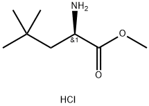 (R)-Methyl 2-amino-4,4-dimethylpentanoate hydrochloride Structure