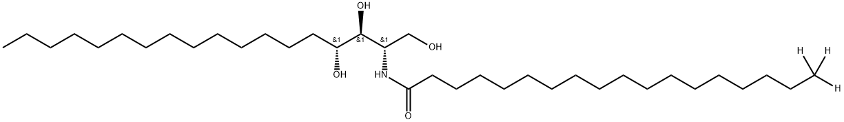 C18 Phytoceramide-d3 (t18:0/18:0-d3) Structure