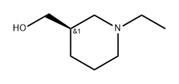 3-Piperidinemethanol,1-ethyl-,(3R)- Structure