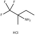 1,1,1-trifluoro-2-methylbutan-2-amine hydrochloride 구조식 이미지