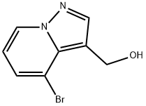 (4-Bromopyrazolo[1,5-a]pyridin-3-yl)methanol Structure