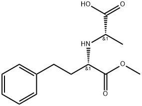 (αS)-α-[[(1S)-1-Carboxyethyl]aMino]benzenebutanoic Acid 1-Methyl Ester Structure