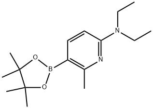 (6-(Diethylamino)-2-methylpyridin-3-yl)boronic acid Structure