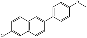 2-Chloro-6-(4-methoxyphenyl)naphthalene Structure