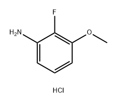 2-Fluoro-3-methoxyaniline hydrochloride 구조식 이미지