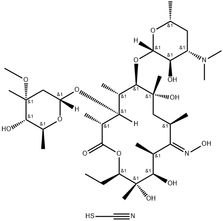 Erythromycin Impurity 3 구조식 이미지