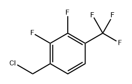 1-(chloromethyl)-2,3-difluoro-4-(trifluoromethyl)benzene Structure