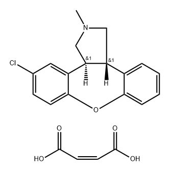 (S,S)-Asenapine Maleate Structure