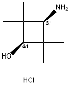 cis-3-Amino-2,2,4,4-tetramethylcyclobutanol hydrochloride Structure