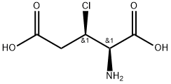 L-Glutamic acid, 3-chloro-, threo- (9CI) 구조식 이미지