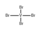 Vanadium bromide (VBr4) (7CI,8CI,9CI) Structure