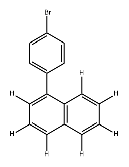 Naphthalene-1,2,3,4,5,6,7-d7, 8-(4-bromophenyl)- Structure