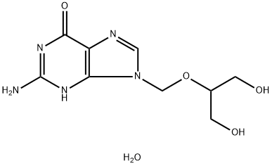 Ganciclovir Ηydrate Structure