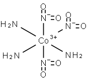 TRIAMMINETRINITROCOBALT(III) Structure