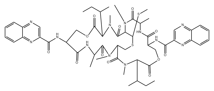 Quinomycin B (7CI,8CI,9CI) 구조식 이미지