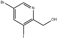 5-Bromo-3-iodo-2-pyridinemethanol Structure