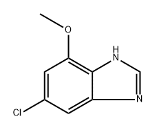 6-chloro-4-methoxy-1H-benzo[d]imidazole Structure
