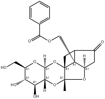 Paeoniflorin 구조식 이미지