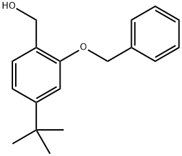 (2-(benzyloxy)-4-(tert-butyl)phenyl)methanol Structure