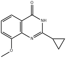 2-cyclopropyl-8-methoxyquinazolin-4-ol Structure