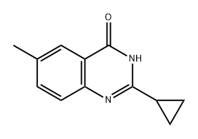 2-cyclopropyl-6-methylquinazolin-4-ol Structure