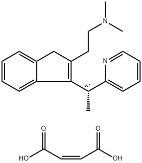 (R)-Dimethindene Maleate Structure