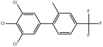 3',4',5'-Trichloro-2-methyl-4-(trifluoromethyl)-1,1'-biphenyl Structure