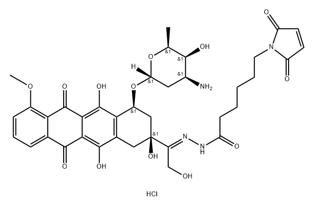 AldoxorubicinHCl Structure