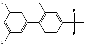 3',5'-Dichloro-2-methyl-4-(trifluoromethyl)-1,1'-biphenyl Structure