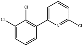 2-Chloro-6-(2,3-dichlorophenyl)pyridine Structure