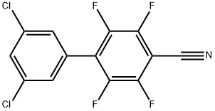 3',5'-Dichloro-2,3,5,6-tetrafluoro[1,1'-biphenyl]-4-carbonitrile Structure