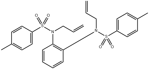 Benzenesulfonamide, N,N'-1,2-phenylenebis[4-methyl-N-2-propen-1-yl- Structure