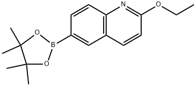 2-Ethoxy-6-(4,4,5,5-tetramethyl-1,3,2-dioxaborolan-2-yl)quinoline Structure