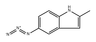 5-azido-2-methyl-1H-indole 구조식 이미지