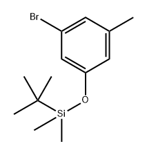 (3-bromo-5-methylphenoxy)(tert-butyl)dimethylsilane Structure