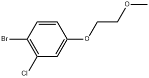 1-bromo-2-chloro-4-(2-methoxyethoxy)benzene Structure