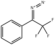 Benzene, (1-diazo-2,2,2-trifluoroethyl)- Structure
