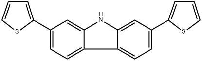2,7-Di(thiophen-2-yl)-9H-carbazole Structure